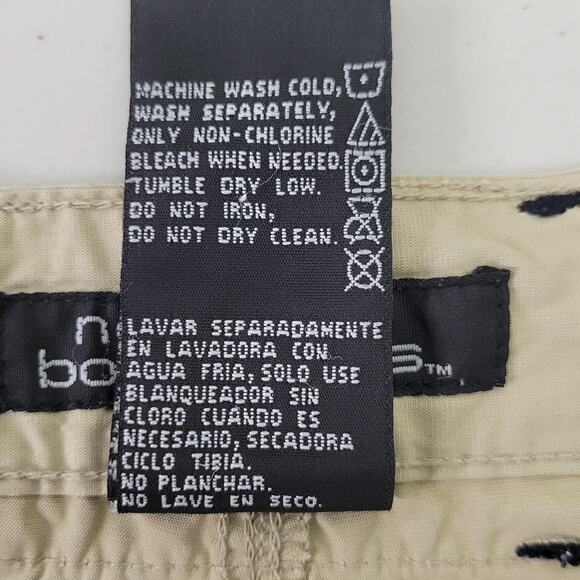 No Boundaries Pants Men's Beige Cargo Utility Convertible 34x30 Y2K Gorpcore - Picture 4 of 8